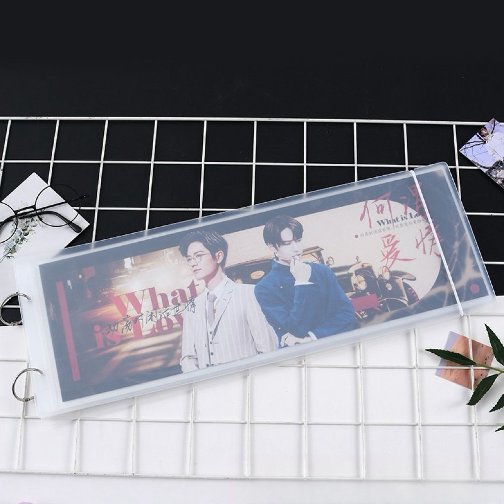 硬壳手幅收纳册明星爱豆活页袋子追星收集本应援横幅条幅收藏夹 - 图0