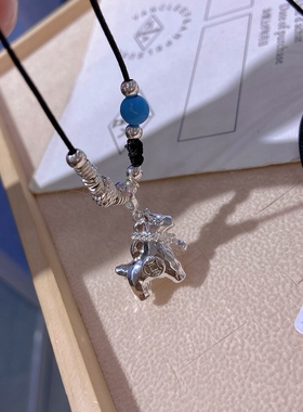 纯银马上有钱盘缠毛衣链马年款式搭配小衫点睛之笔项链女长链