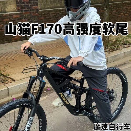 Foxcat山猫170软尾山地车整车Enduro耐力铝合金27.5180mm行程前叉 - 图0