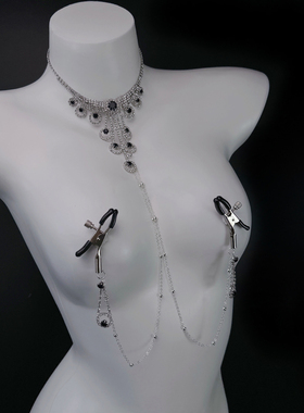 复古项圈CAROLLL奥洛夫纯黑闪钻