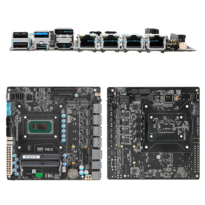 畅网11代i3-1115G4/i5-1135G7/i7-1165G7六盘位NAS妖板4网2.5G - 图3