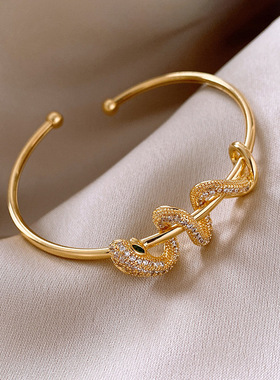 开口手镯精致通勤手环时尚感手饰