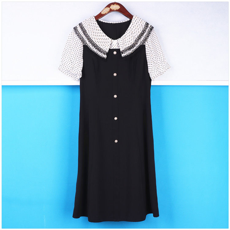 丽新折扣女装 H海10 系列 24夏装端庄时尚气质波点个性大方连衣裙