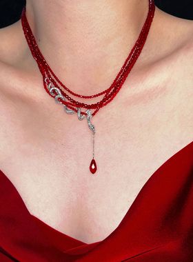 吊坠项链轻奢颈链气质感项饰品