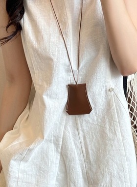 几何项链丰美饰品厂皮革锁骨链