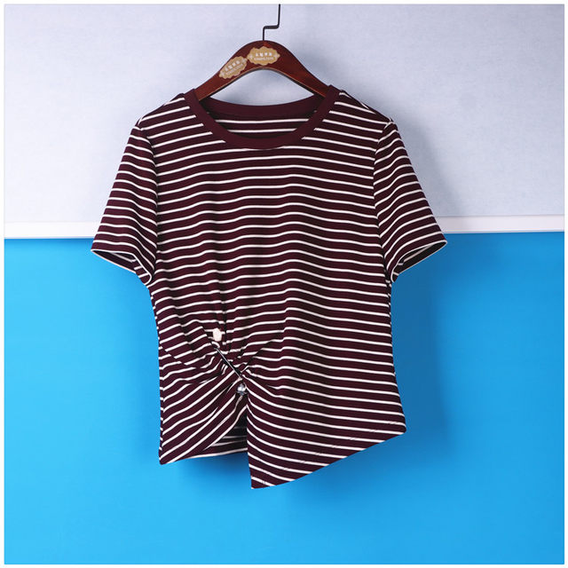 M Charming Series Summer Striped Sweater ສະຫມໍ່າສະເຫມີ