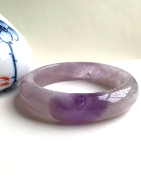 巴西薰衣草紫水晶天然水晶手镯