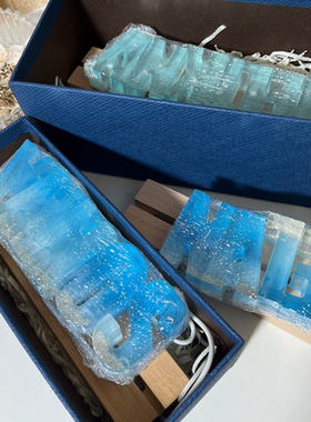 滴胶海洋定制渐变树脂字母摆件工艺品送男友女友手工礼物
