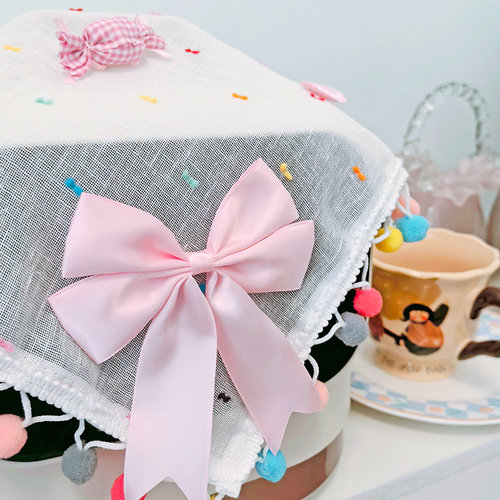 ins仪器电饭煲防尘罩透气透明厨房电器咖啡机布艺装饰电暖器遮丑 - 图3