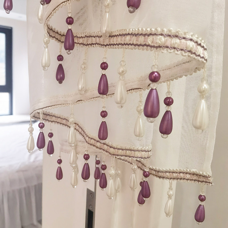 浪漫绣花梦幻帘纱帘半帘厨房帘咖啡帘半截帘柜子免打孔穿杆门帘子,淘宝优惠券,粉丝福利购,淘宝优惠卷