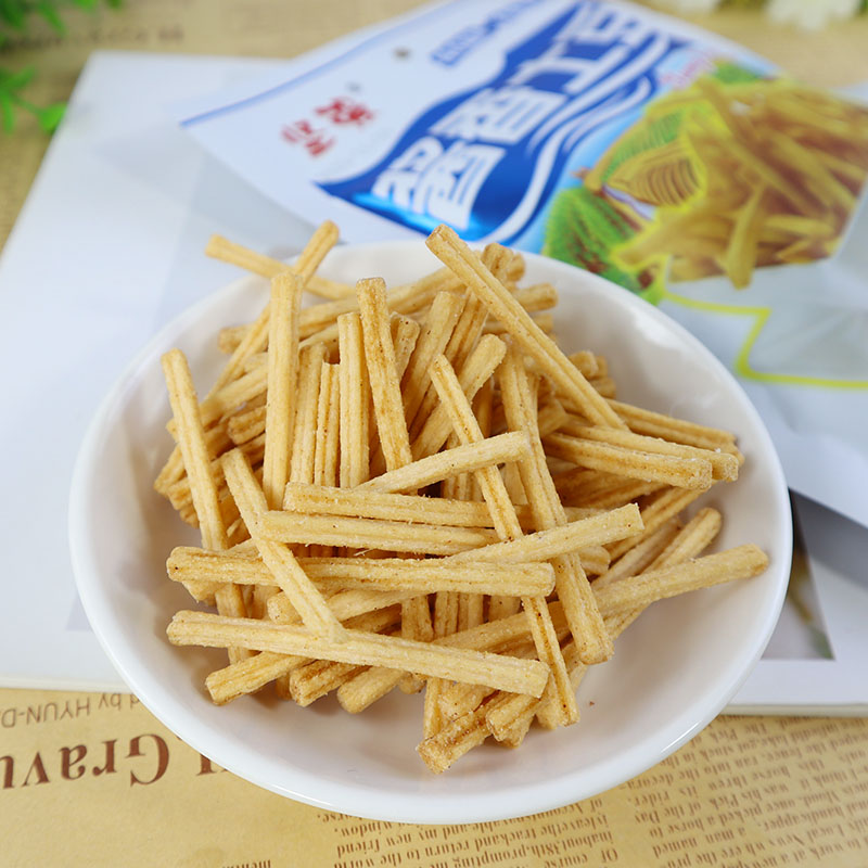 坚强酱香土豆薯条小时候椒盐土豆条咪脆儿时怀旧膨化校园零食小吃