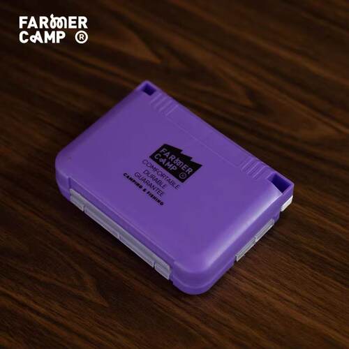 Farmer Camp路亚双层饵盒 小物钓钓鱼配件收纳盒鱼钩工具饵料盒 - 图2
