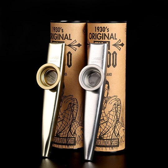 英国原装进口Clarke克拉克卡祖笛金属Kazoo吉他尤克里里伴奏笛子