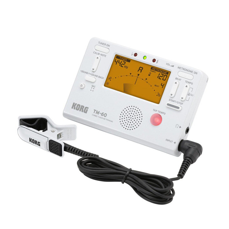 korg tm-60调音节拍器二合一校音表 沃田乐器调音器