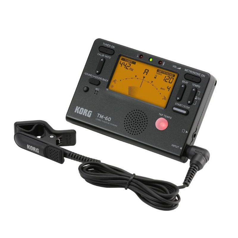 korg tm-60调音节拍器二合一校音表 沃田乐器调音器
