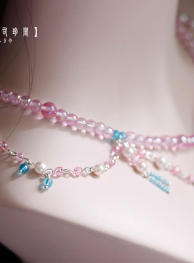 古风软璎珞项圈原创流苏汉服配饰