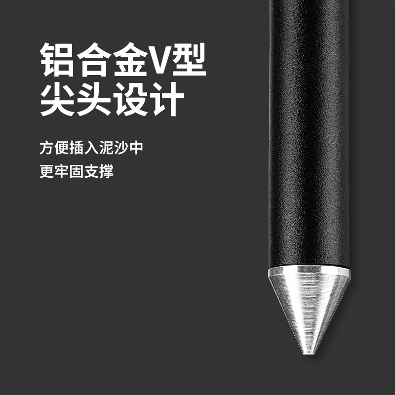 NH2根2米超轻航空铝合金天幕杆户外雨棚支架帐篷门厅配件支撑杆-图2