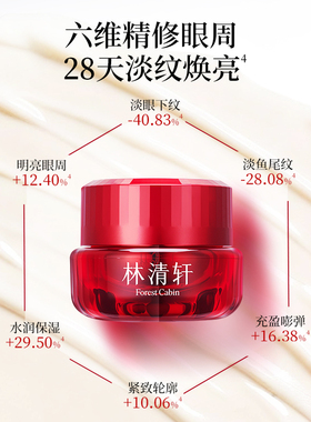 【专属货品】林清轩红山茶焕活淡纹眼霜保湿修护抗皱紧致官方PX