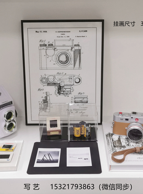 创意相机镜头装饰品北欧样板间