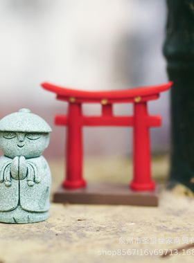 日式小和尚地藏造型鱼缸水族