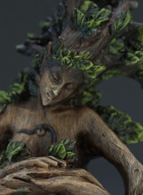 跨境新款自然森林女神花园摆件