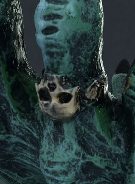 新品恶魔之手水晶球支架桌面