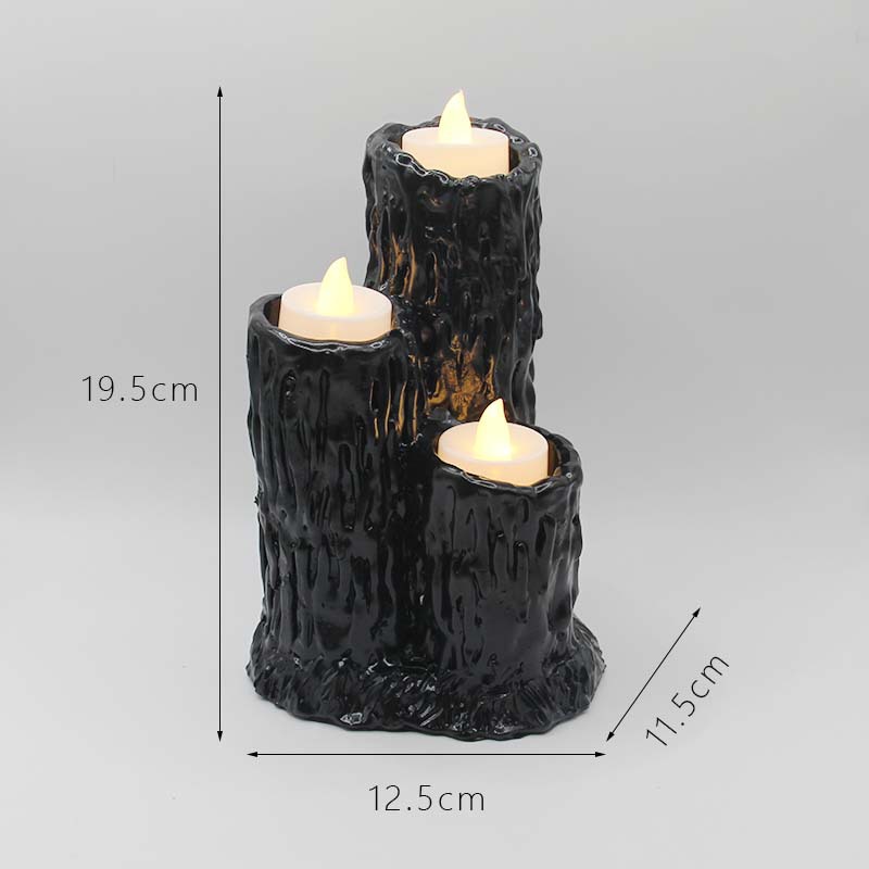 跨境独立站新品Melting Candle Cluster熔化蜡烛簇树脂工艺品万圣 - 图2