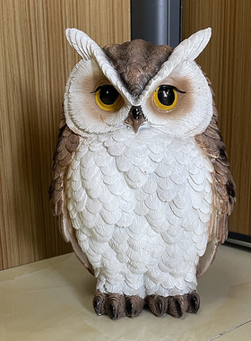 猫头鹰雕像摆件猫头鹰装饰品
