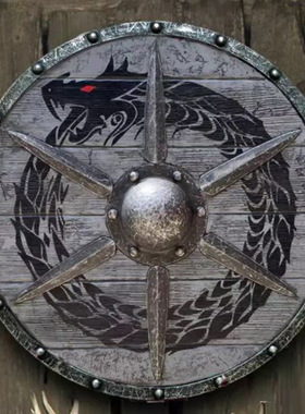 跨境爆款京人盾牌木质盾牌现货