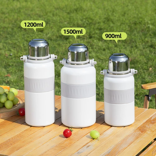 Вместительный и большой высококачественный стакан из нержавеющей стали, чайник, чай, портативная чайная чашка, термос, термочехол со стаканом для спортзала