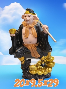 佛具流烟香薰炉陶瓷树脂创意倒流烟摆件西游记师徒四人猪八戒