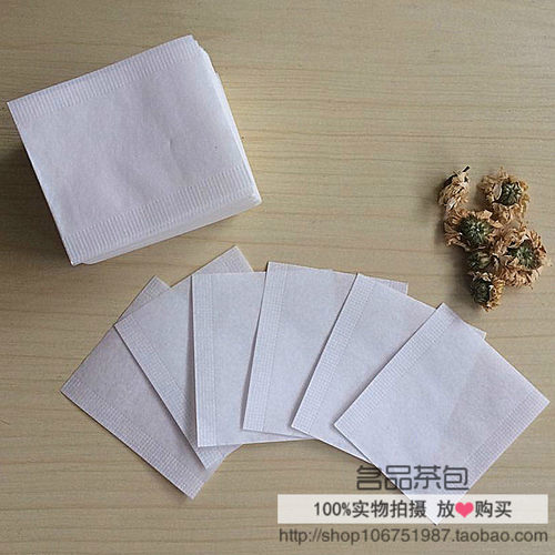 100个55*62mm热封茶包袋泡茶袋滤纸药粉袋泡茶袋袋煲汤空茶包 - 图2