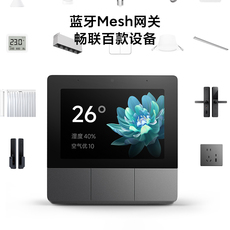 Смарт-колонки 小米智能家庭面板家用中控屏开关小爱同学蓝牙网关开关语音控制 MIUI