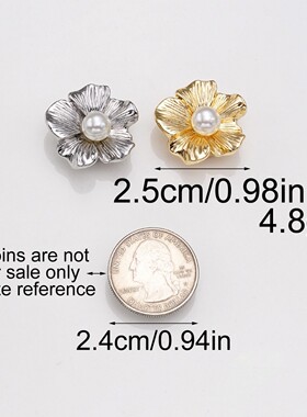小香风金属夹扣高端衬衫开衫袖扣