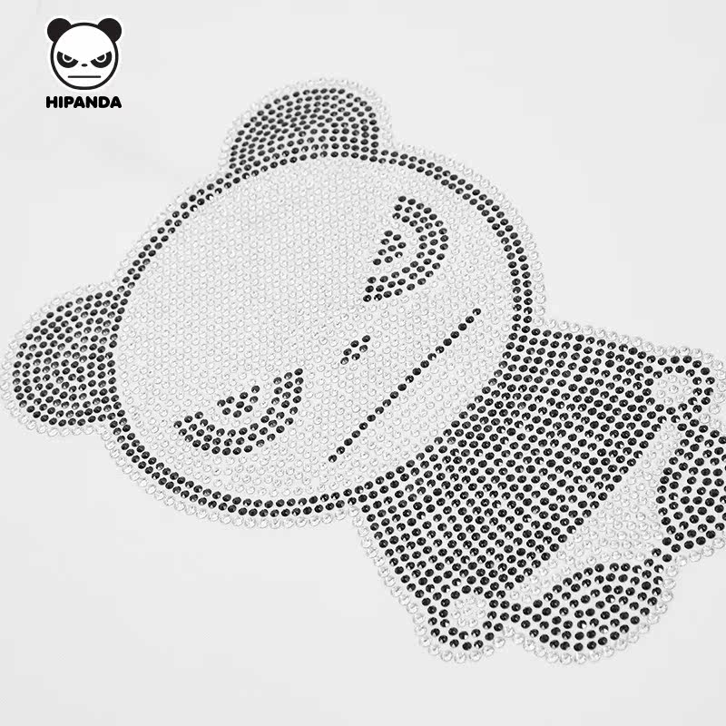 hipanda你好熊猫设计潮牌男款上衣 hipandaT恤