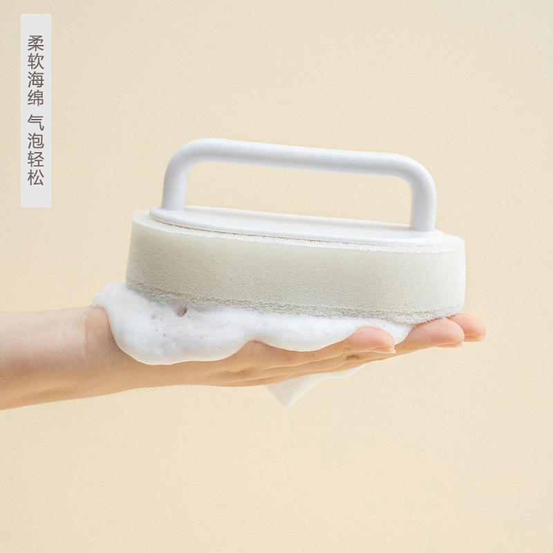 浴缸刷海绵擦刷子浴室擦玻璃洗手台台面瓷砖地砖抹布纳米刷碗清洁 - 图2