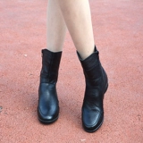 Флисовые демисезонные танцующие дышащие туфли, современные ботинки, из натуральной кожи, мягкая подошва