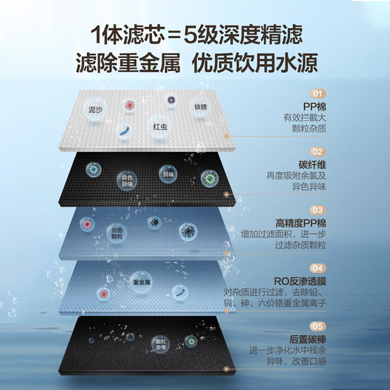 美的台式净饮机加热一体家用饮水机 美的饮水机台式净饮机