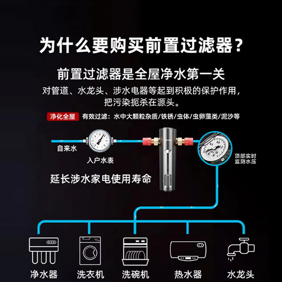 Midea pre-filter 10T flux intelligent flushing