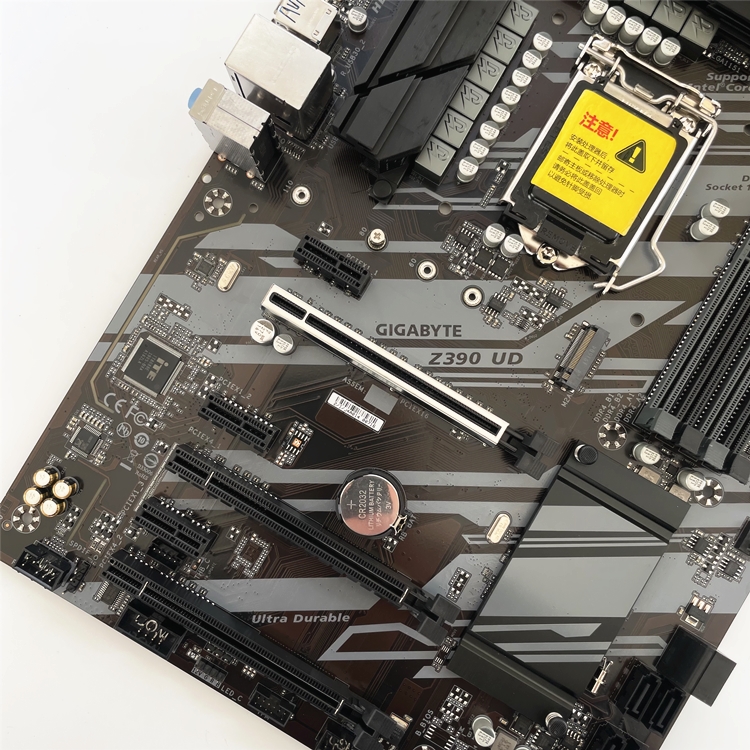 质保一年库存新 Gigabyte/技嘉Z390 UD 1151 DDR4支持I9 9900K-图2