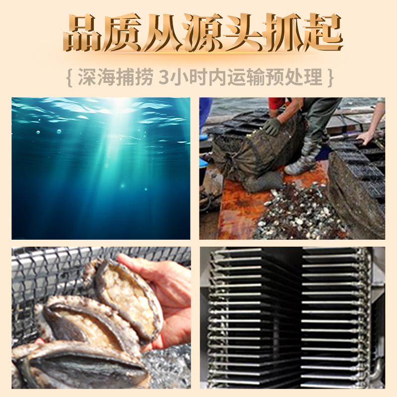 金唐大连鲍鱼干海鲜特产佛跳墙营养滋补水产煲汤食材干货150g
