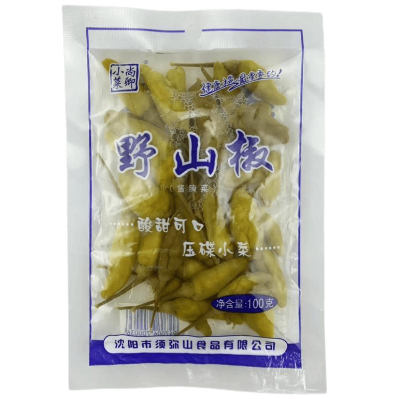 尚卿小菜酸甜口味野山椒100g下饭菜泡椒小米辣椒泡菜农家自制凤爪 - 图3