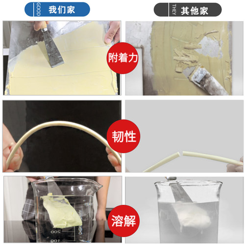 汽车原子灰腻子快干小补土车用钣金腻子膏修补车漆合金刮灰修复泥 - 图2
