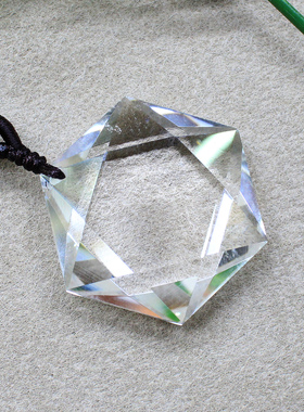 六芒星吊坠原石如鸿男女