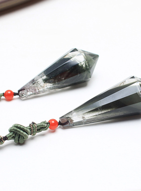 如鸿男女绿幽灵多面体吊坠