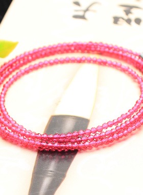 如鸿女士尖晶石水晶手串