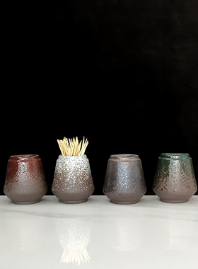 迷你陶瓷花瓶小口径插花小花器博古架桌面鱼缸摆件