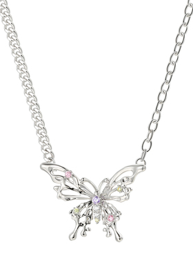 旭平大气时尚轻奢蝴蝶项链女小众设计高级感简约甜酷风锁骨链