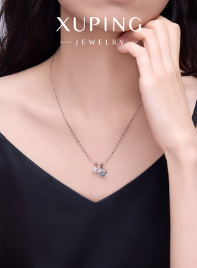 旭平银杏叶仿珍珠项链女简约温婉气质小众设计高级感锁骨链