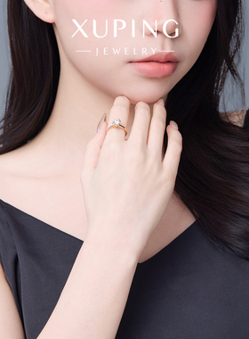 旭平六爪花苞单石开口戒指女时尚轻奢清冷高级感气质易搭叠戴指环